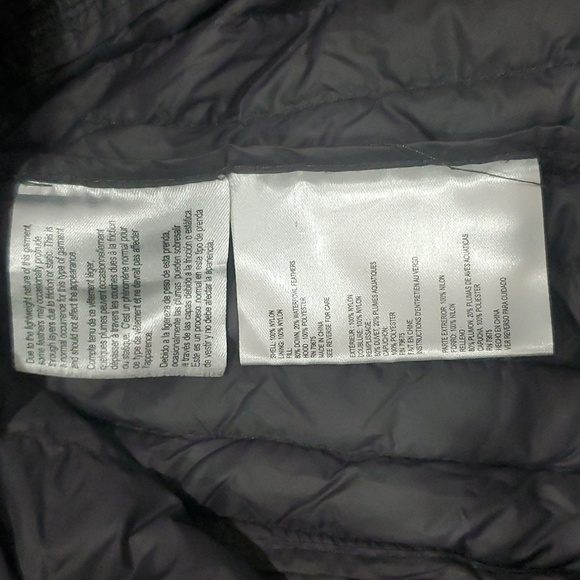 Black Micheal Kors Down Filled Jacket Size Small - Picture 6 of 6